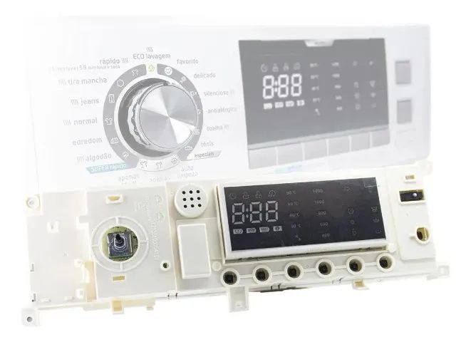 Placa Chicote e Valvulas da Lava e Seca Midea 10.2lg Storm Wash