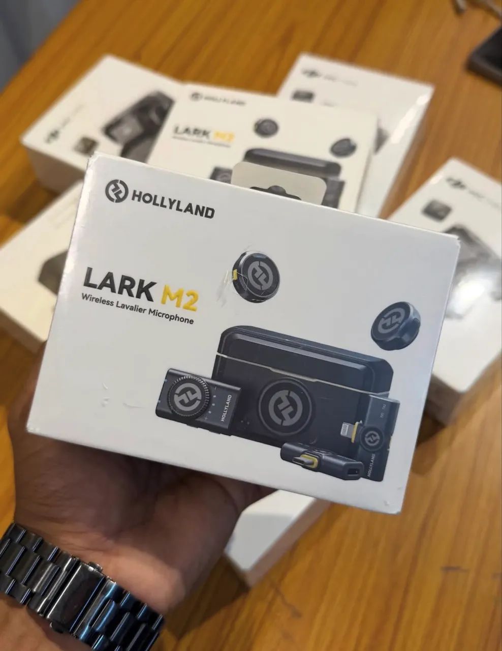 Microfone de Lapela Sem Fio Lark M2 Hollyland | Lacrado Com Garantia
