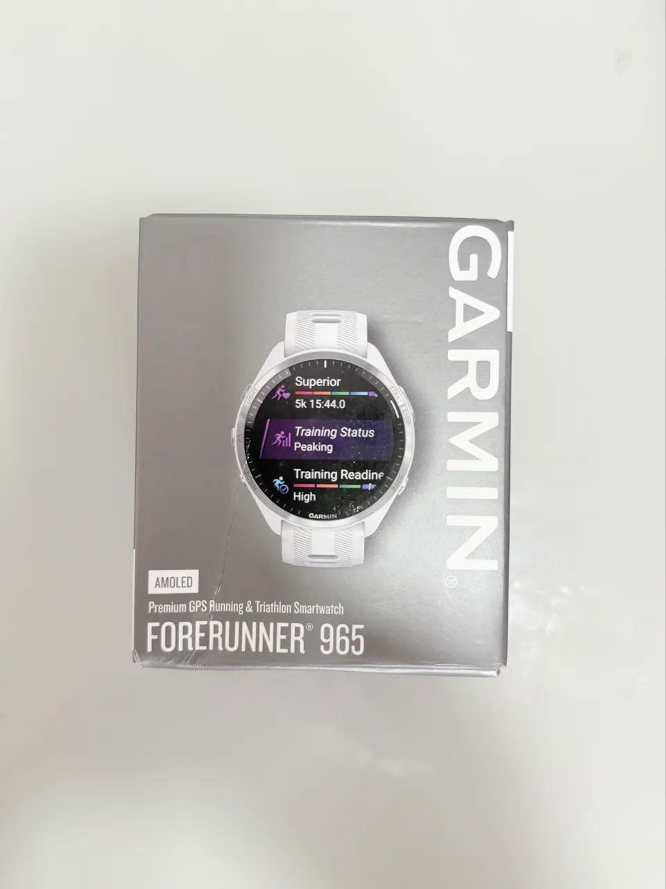 Relógio Garmim Forerunner 965 Branco 47mm Touchscreen