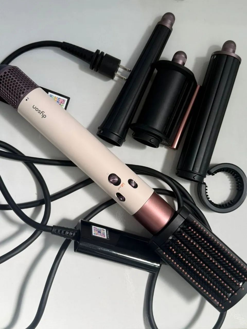Dyson Airwrap Edição limitada de cerâmica rosa e ouro rosa multi