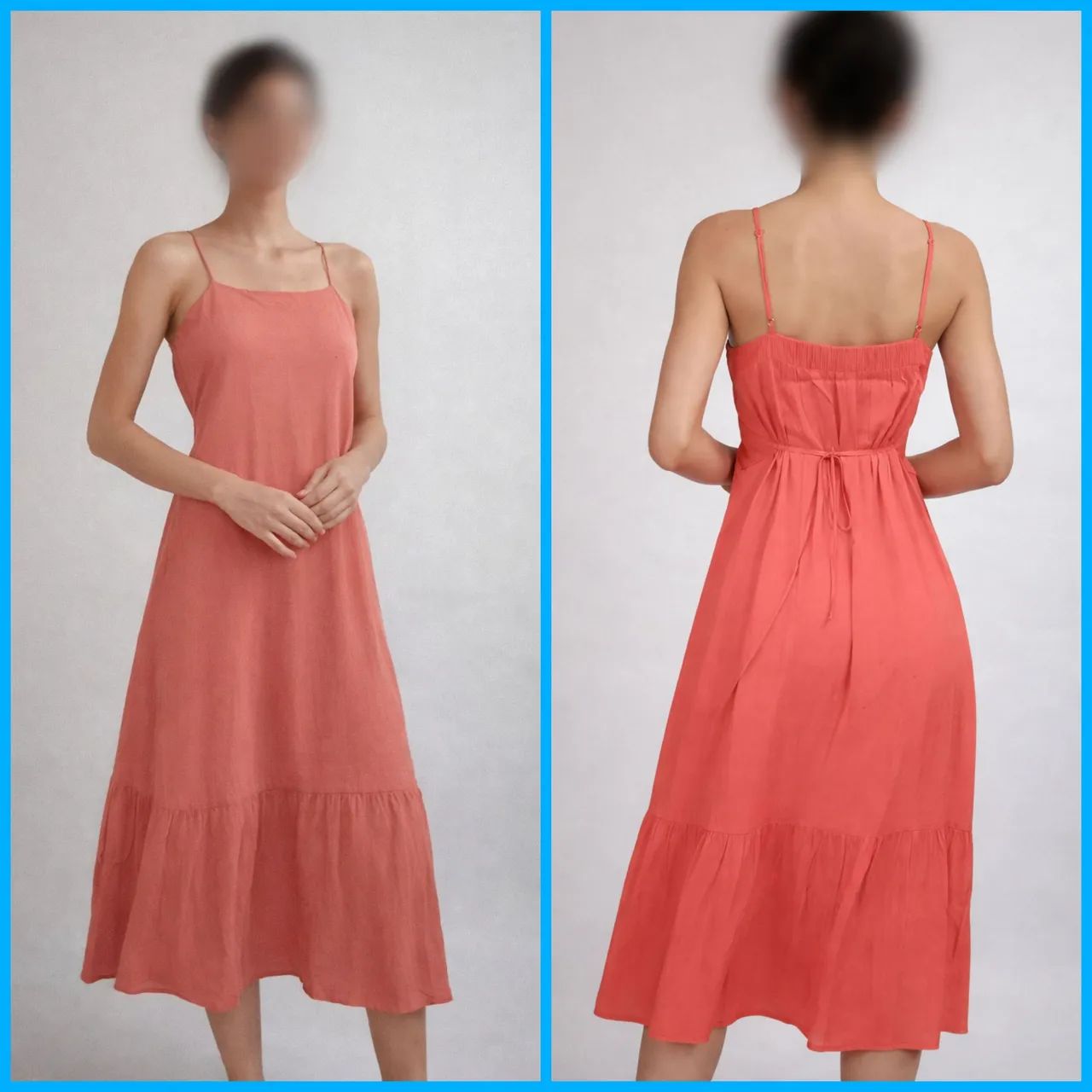 Vestido midi tam P