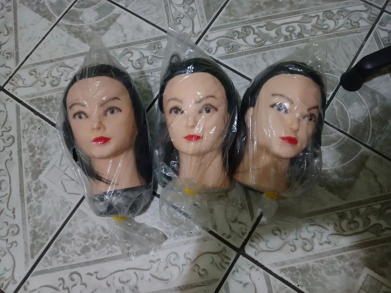Cabeça de bomeca para treino