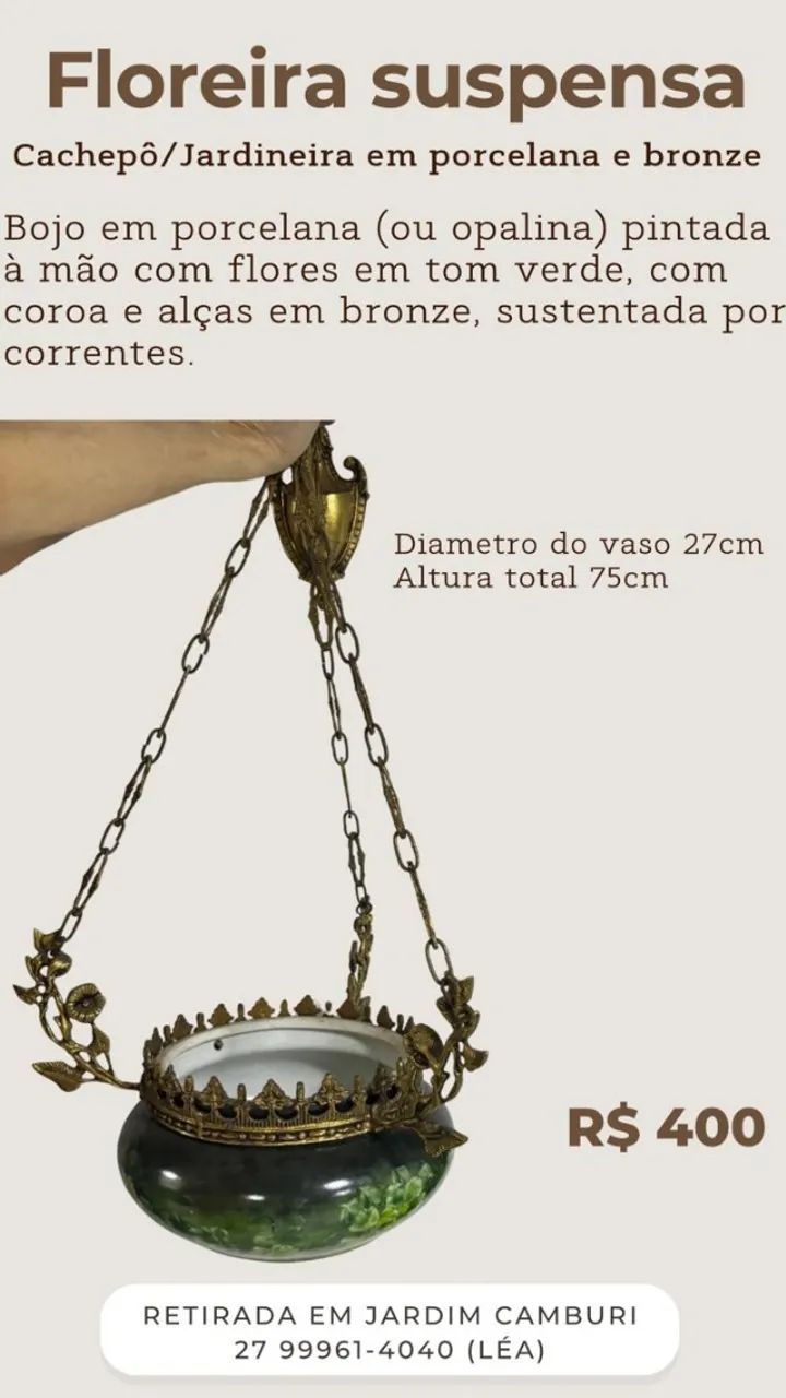 Floreira suspensa