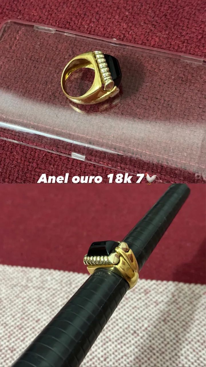 Anel ouro 18k 