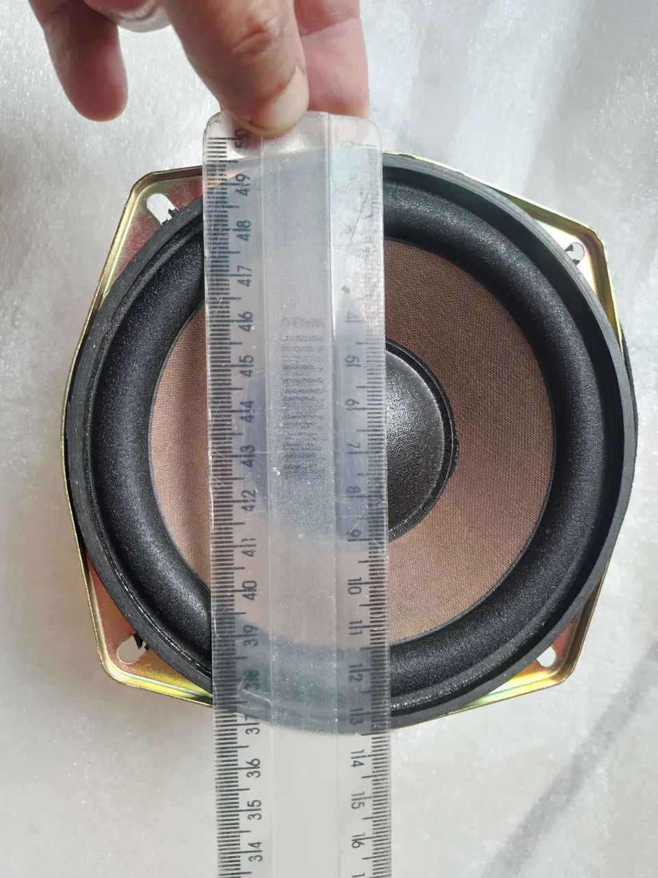 Par de auto falantes de 5  polegadas 6 ohms  80wrms cada  marca Eastech  - Foto 3