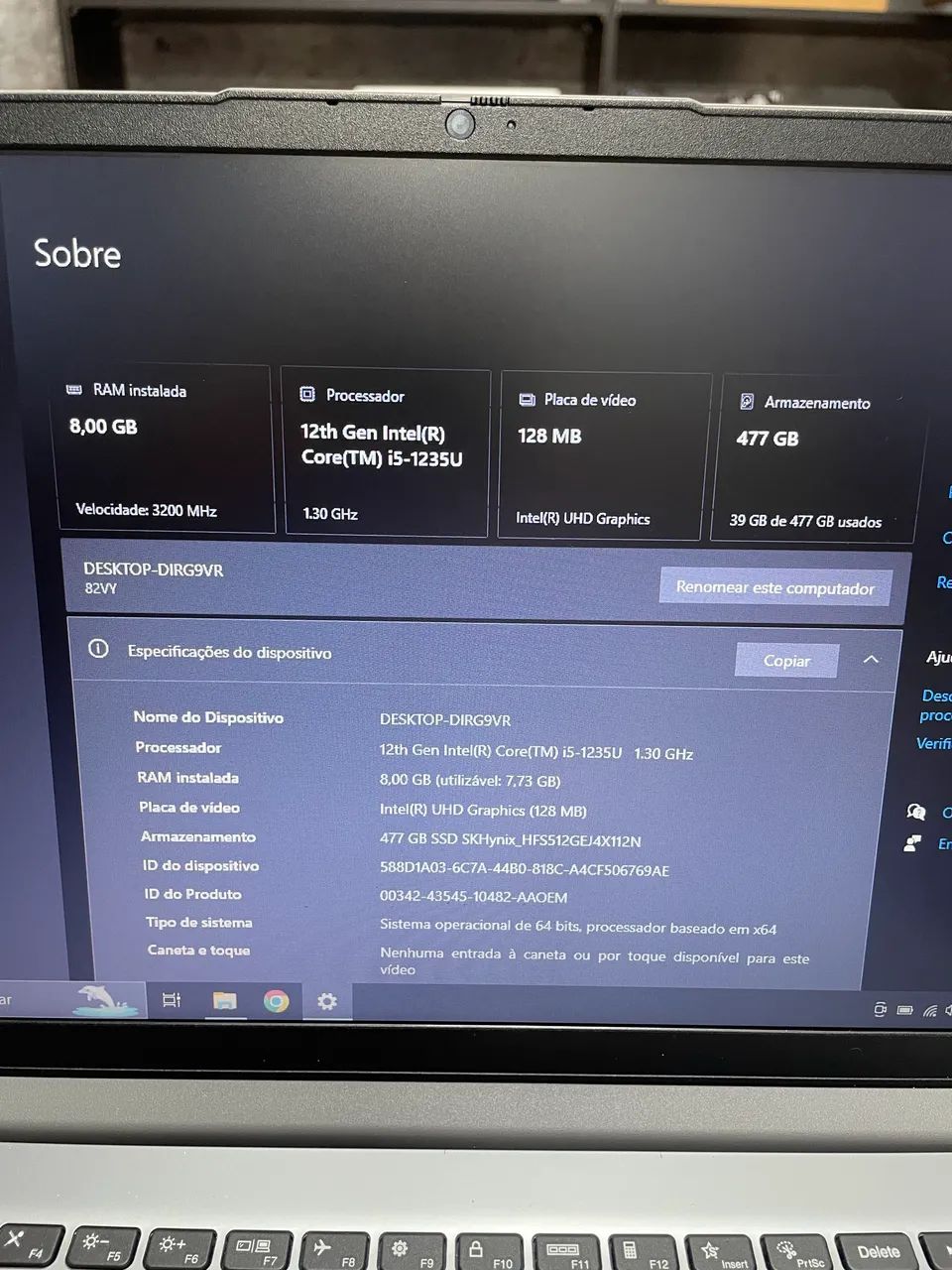 Notebook i5/ 512ssd 12X SEM JUROS NO PIX DESCONTO - Foto 5