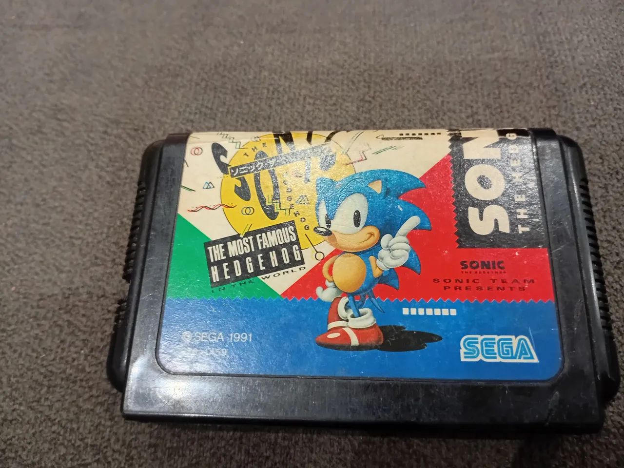 Adaptador mega drive e sonic japones original - Foto 2