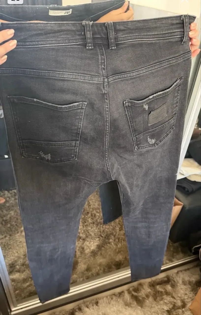 CALÇA JEANS ZARA  - Foto 3