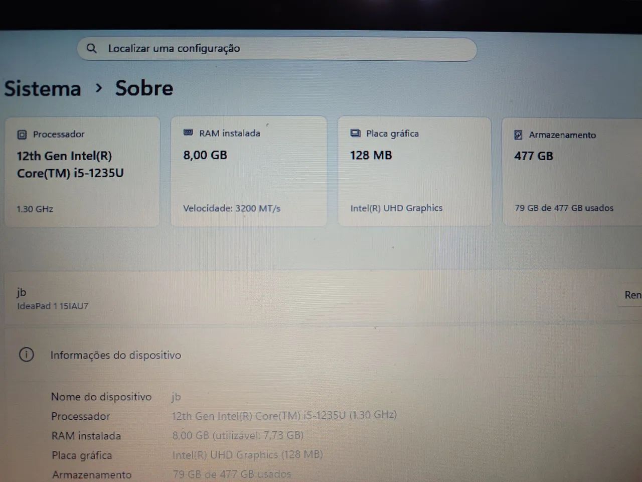 Notebook Lenovo zerado  - Foto 4