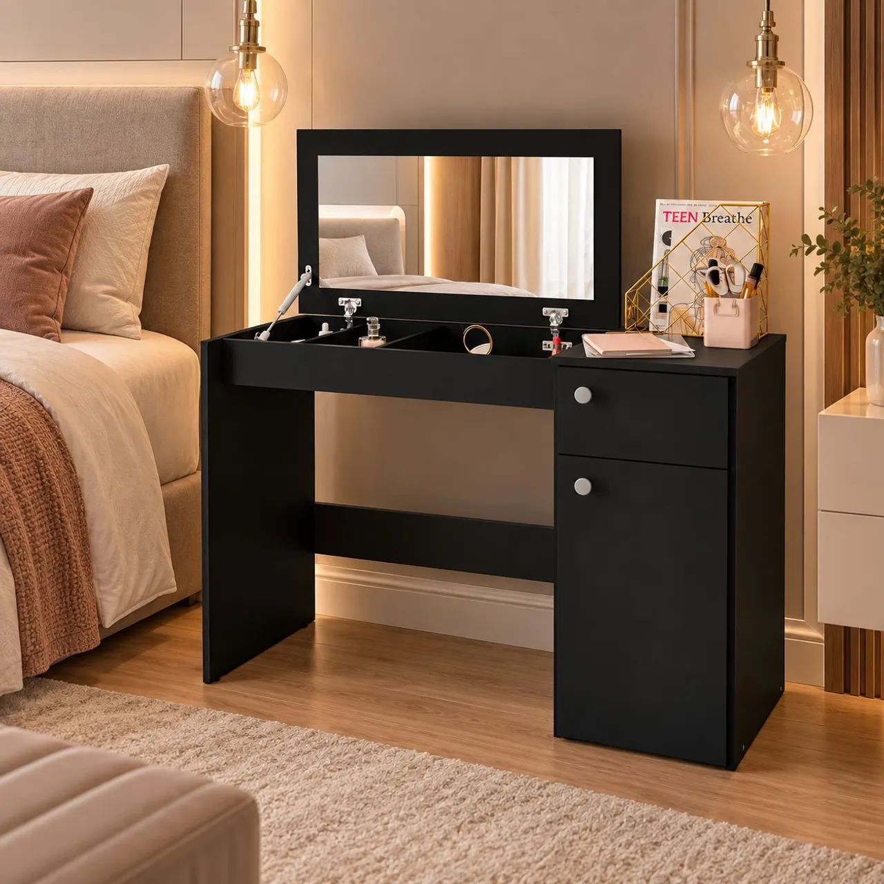 Penteadeira LUXO BLACK Nova PROMOÇÃO 