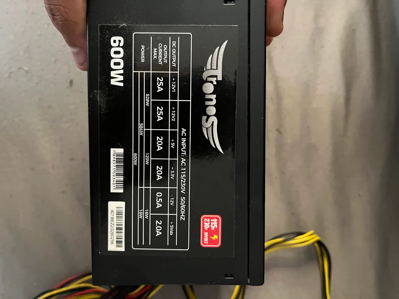 Fonte 600w Tronos