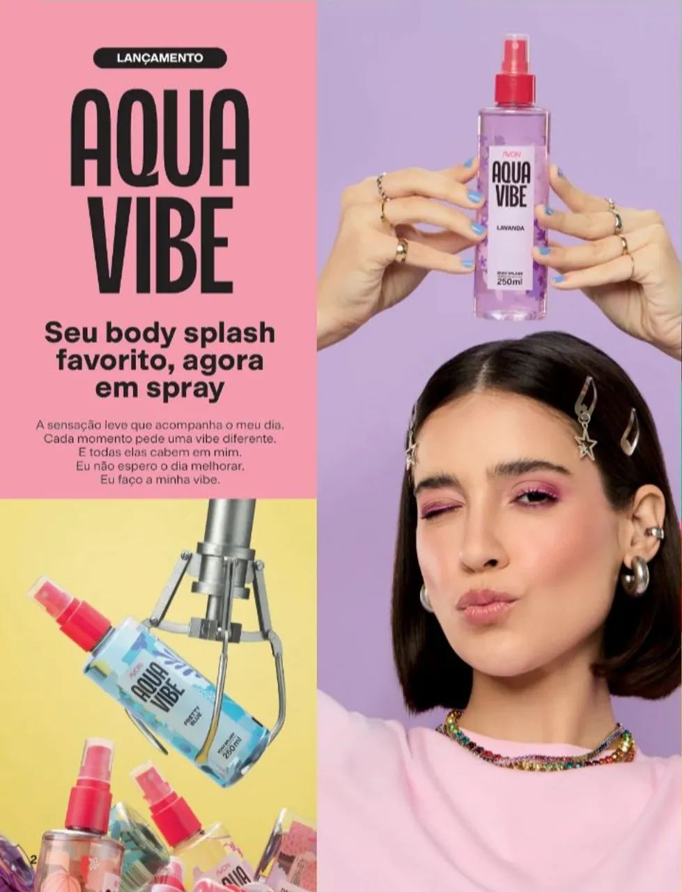 Body Splash Avon Água Vibe