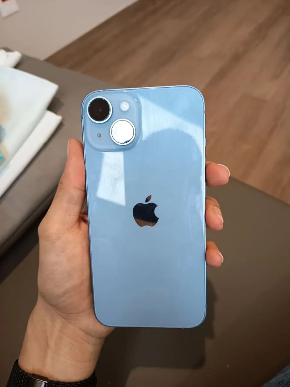 Iphone 14 azul 128GB em excelente estado de conservação - bateria