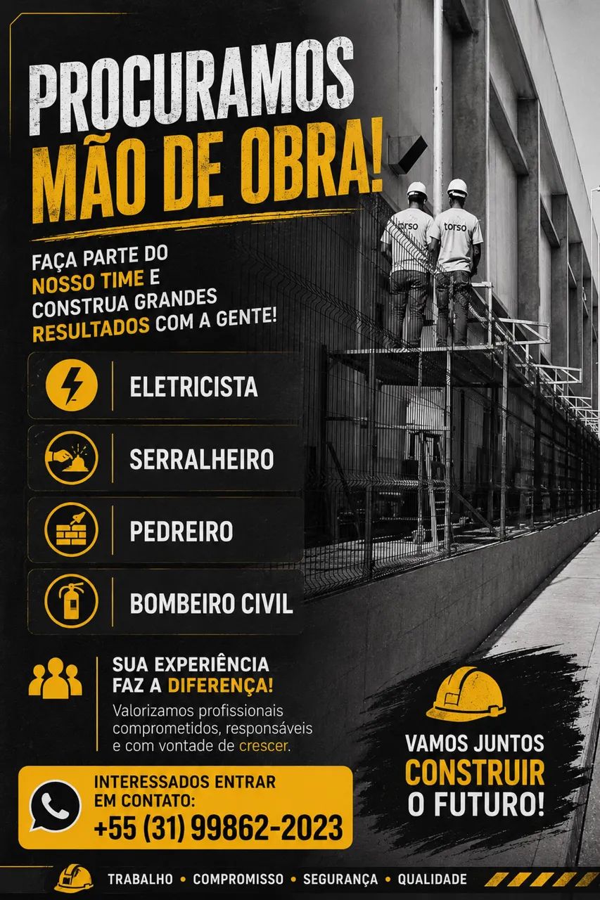 QUEREMOS TERCEIRIZAR O SEU SERVIÇO!