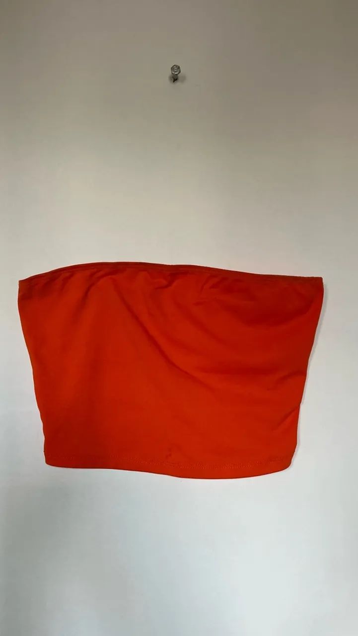 Tube Top Laranja
