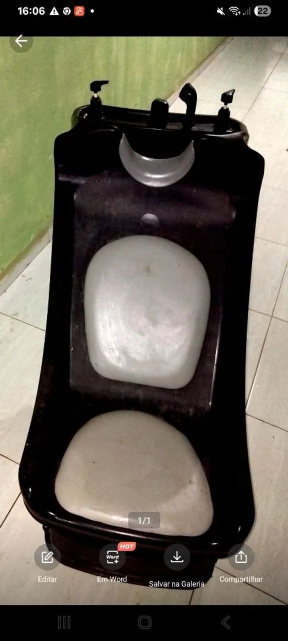 Poltro a e lavatório de Salão. - Foto 3