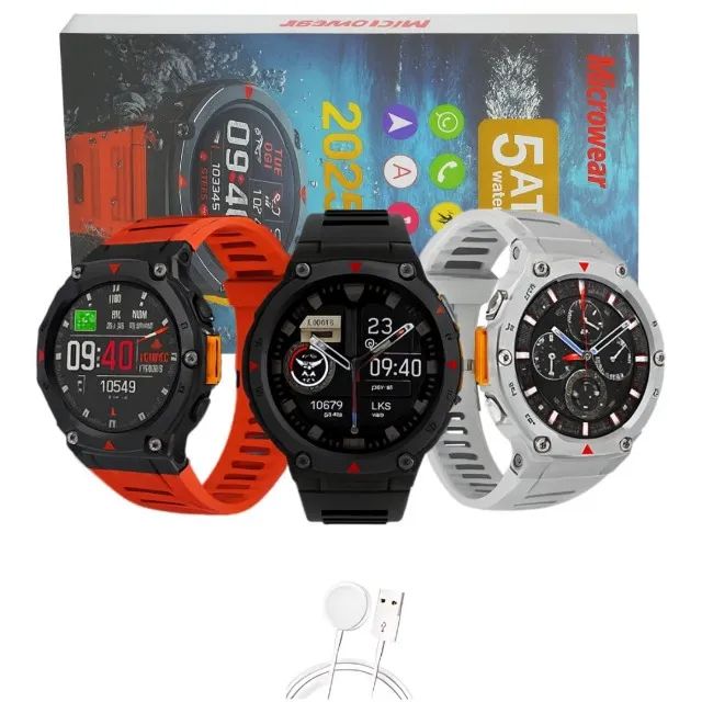 Smartwatch M-REX 4 Ma31 Redondo Série 10 Gps Esporte