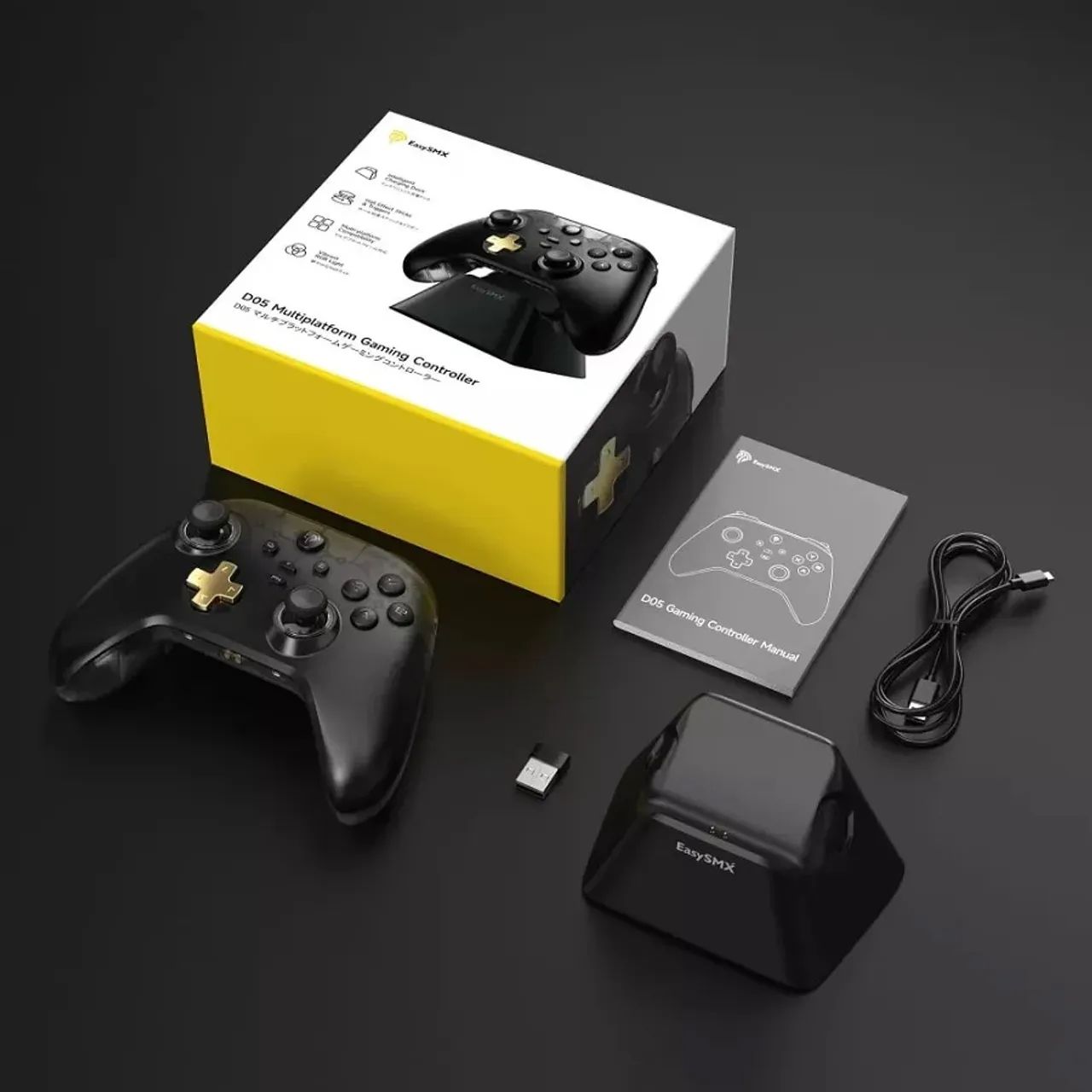 Controle EasySMX D05 com dock de carregamento - Foto 5