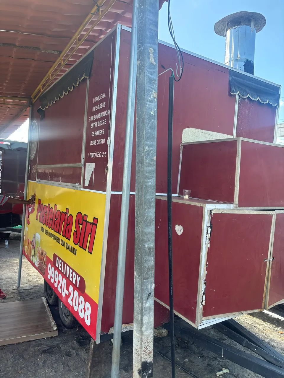 Vendo treiller móvel barato pra vende logo  - Foto 4