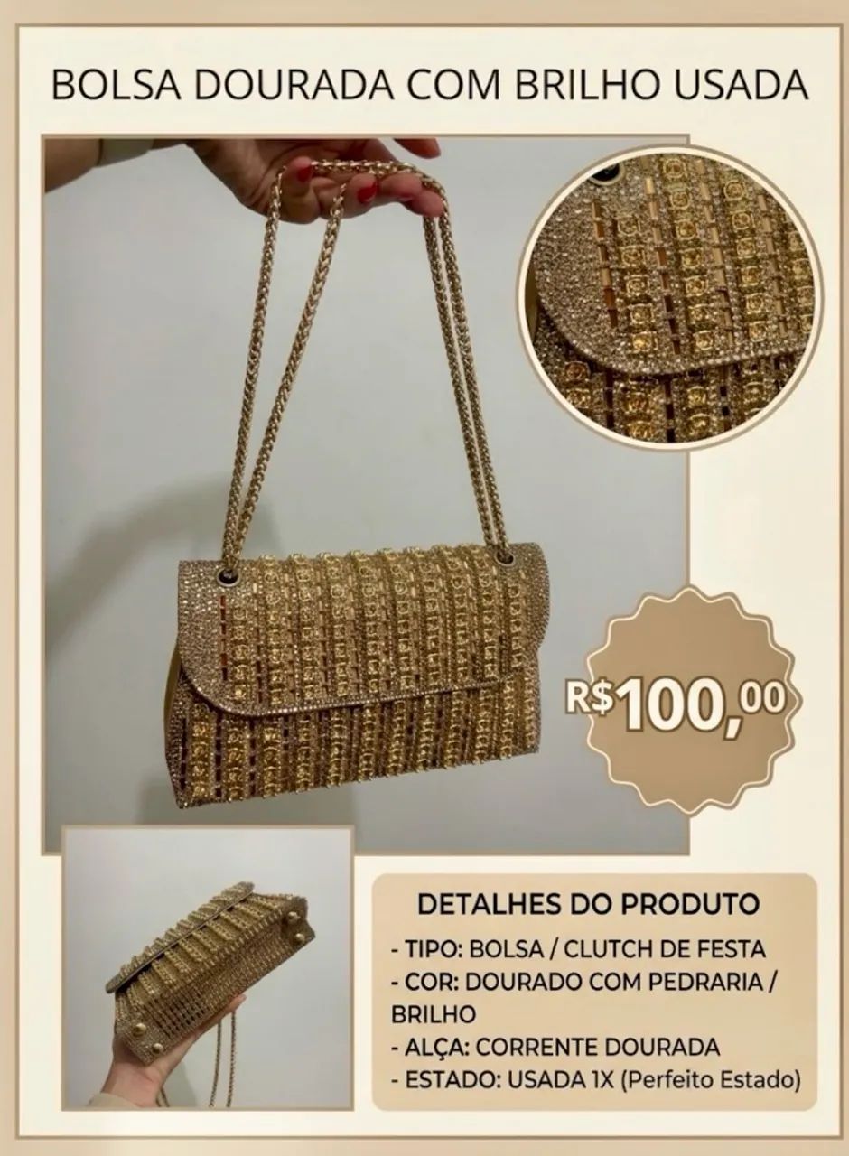 Bolsa dourada 