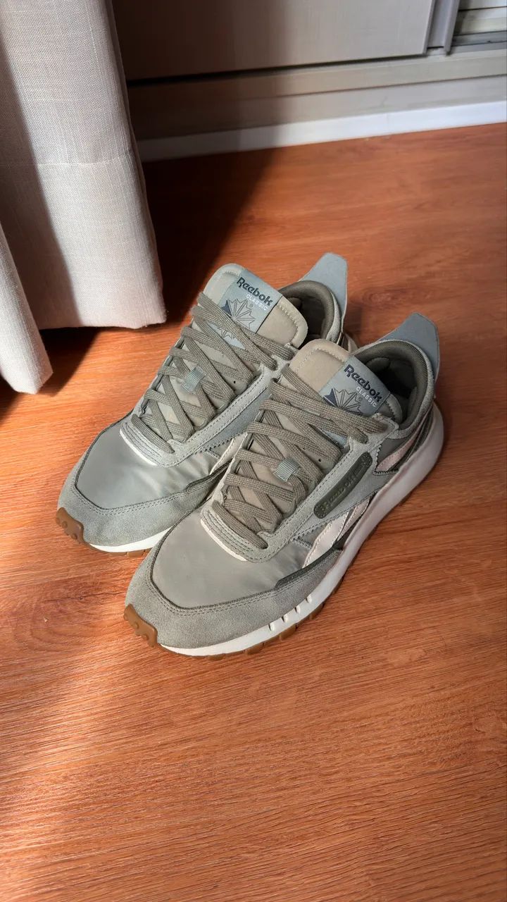 Tênis Classic Leather Legacy Reebok - Verde - Foto 3