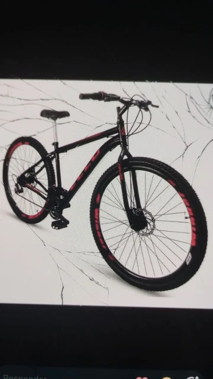 Bicicleta na caixa 