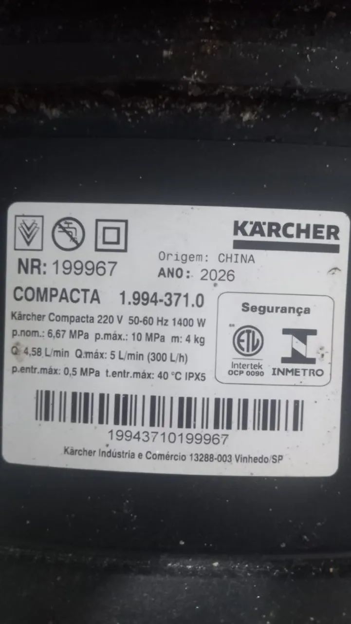 Lavadora de Auta pressão Karcher - Foto 2