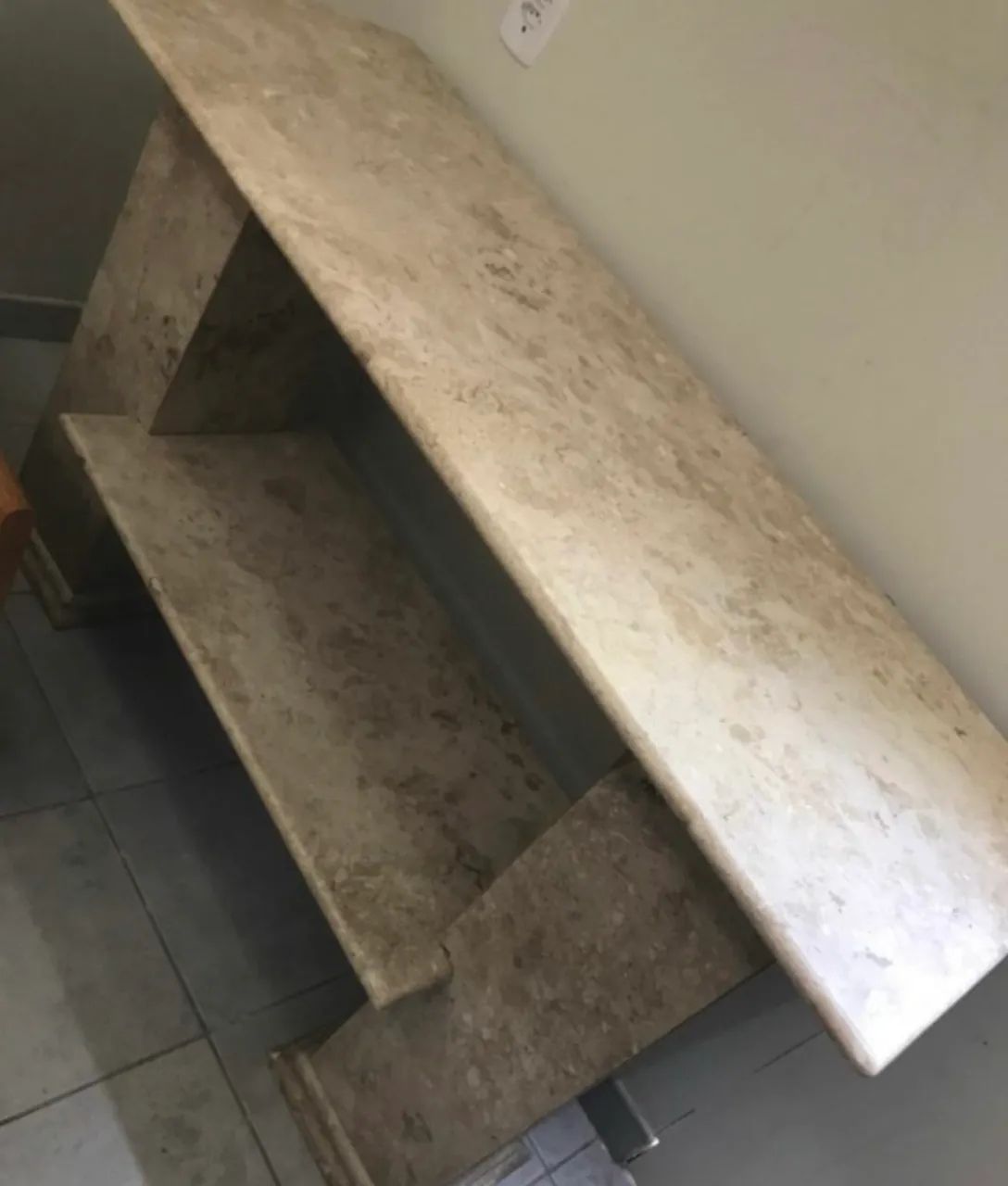Console granito travertino