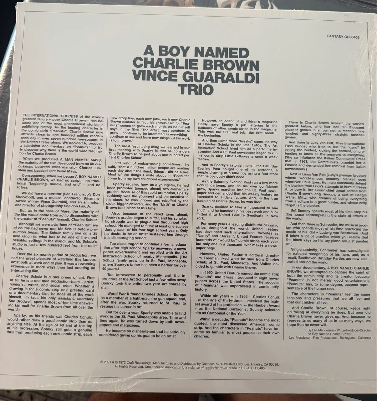 Disco de vinil a boy named Charlie Brown  - Foto 3