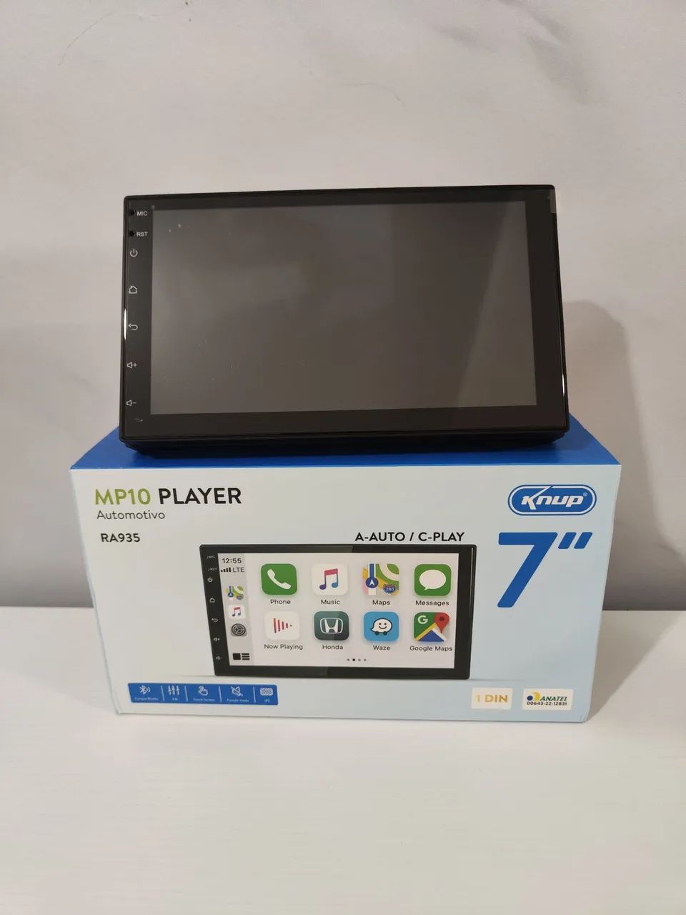 Multimídia para Carro 7 polegadas 1din Universal Carplay Android auto Bluetooth  - Foto 5