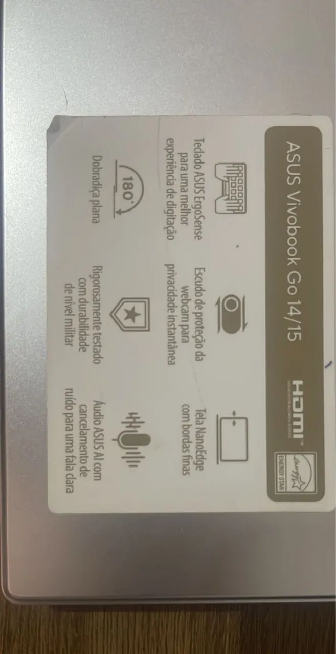 Notebook ASUS Vivobook Go 15 Intel Core i3 | 256GB SSD | 4GB RAM - Foto 2