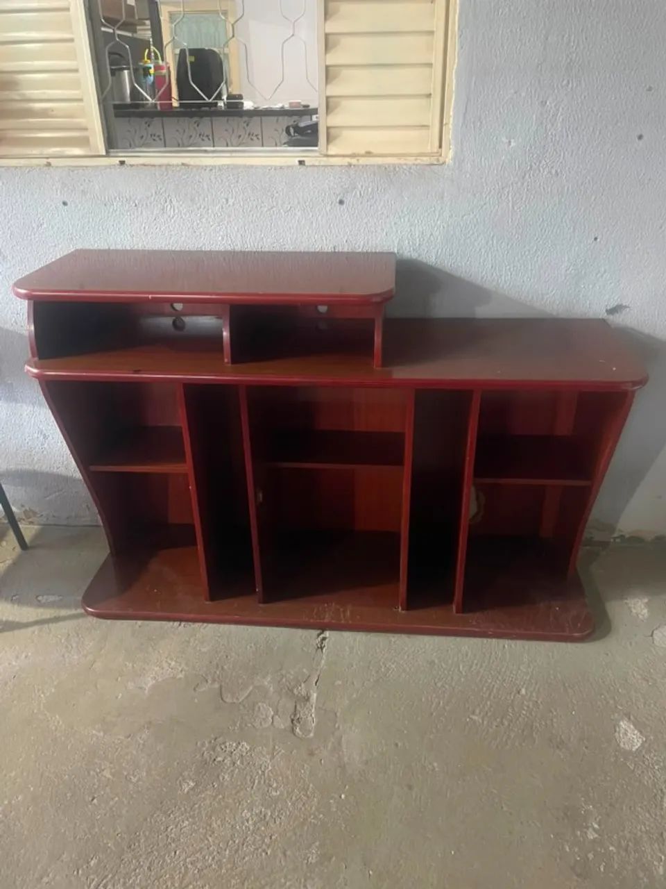 Rack de Madeira Maciça para Sala Rustico