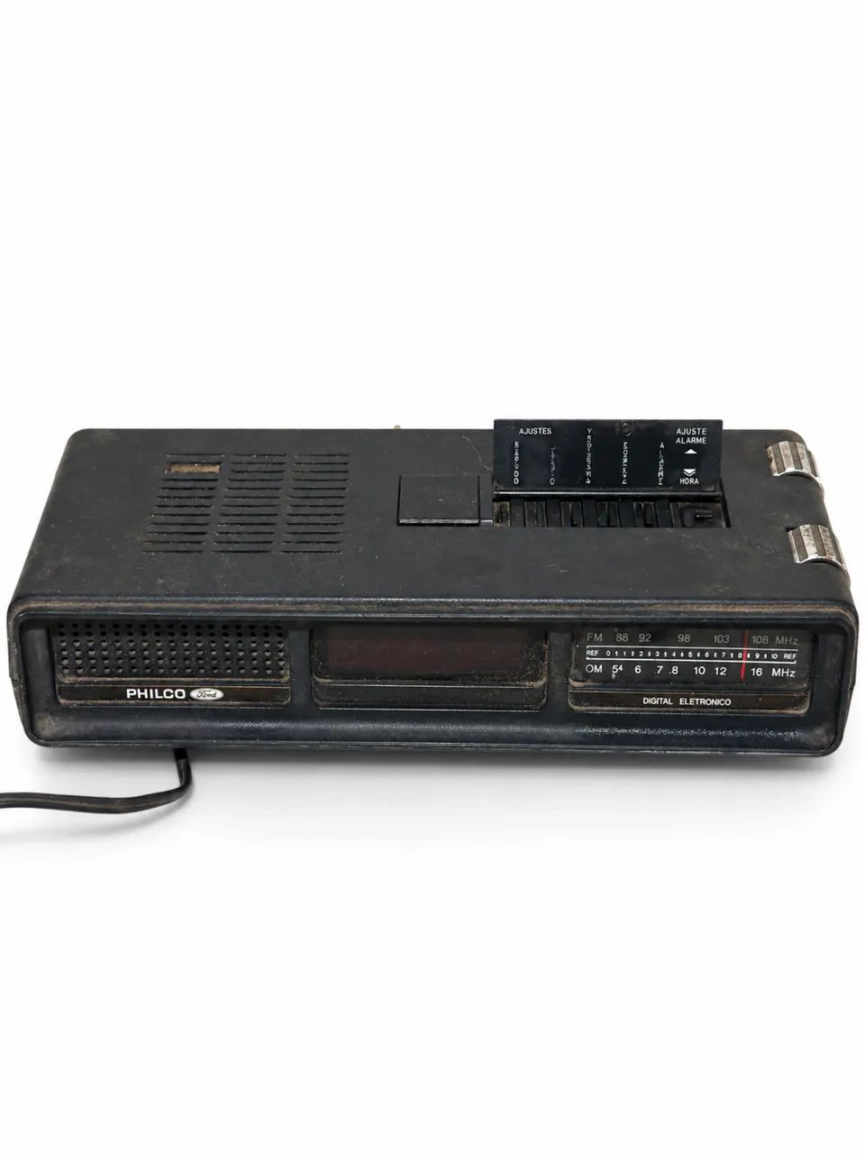 Rádio relógio Philco Ford antigo funcionando 1970 - Foto 2