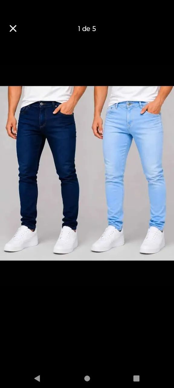 DUAS CALÇAS JEANS 100 REAIS - Foto 3