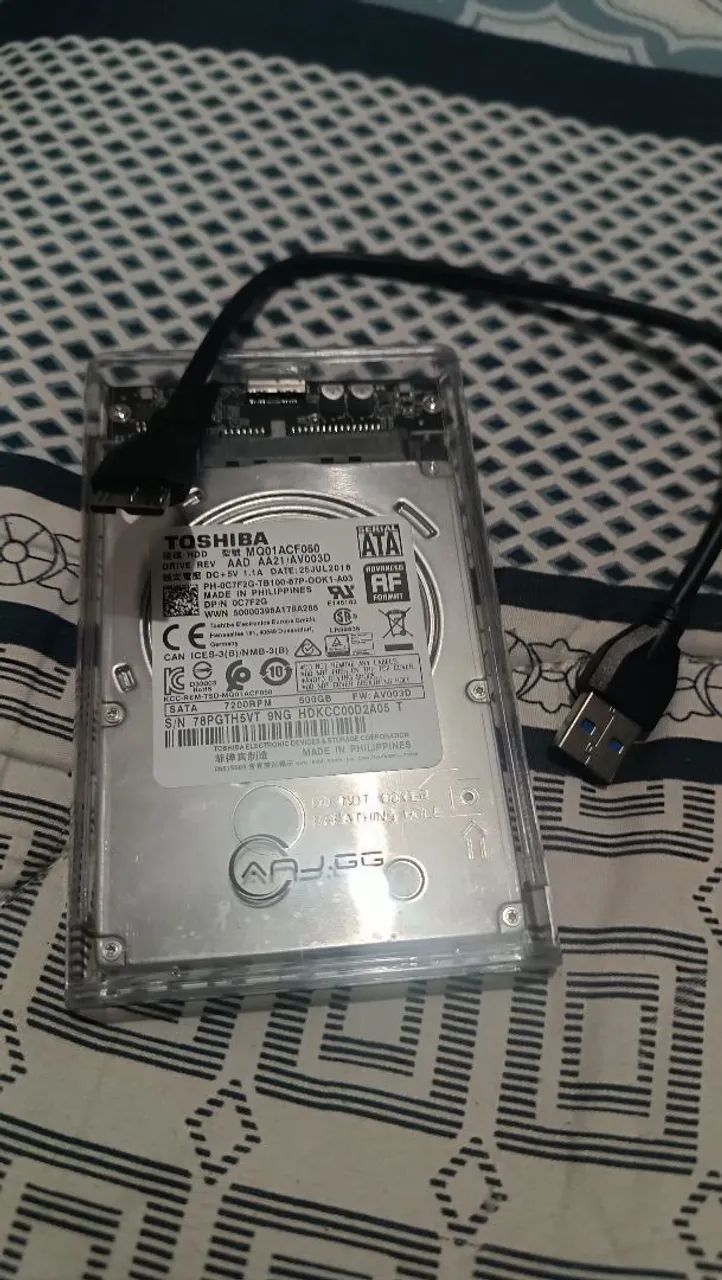 HD externo sata USB 3.0 2,5" 