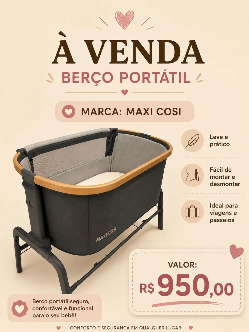 Berço portátil 