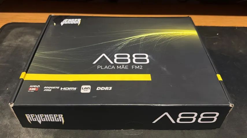 Placa Mãe FM2/FM2+ Revenger A88 DDR3 Testada e Funcionando - Perfeito Estado