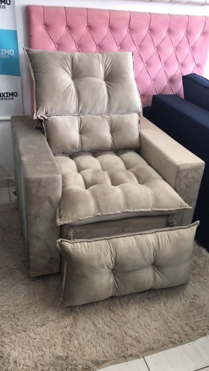 disponível poltronas retrátil reclináveis  - Foto 4