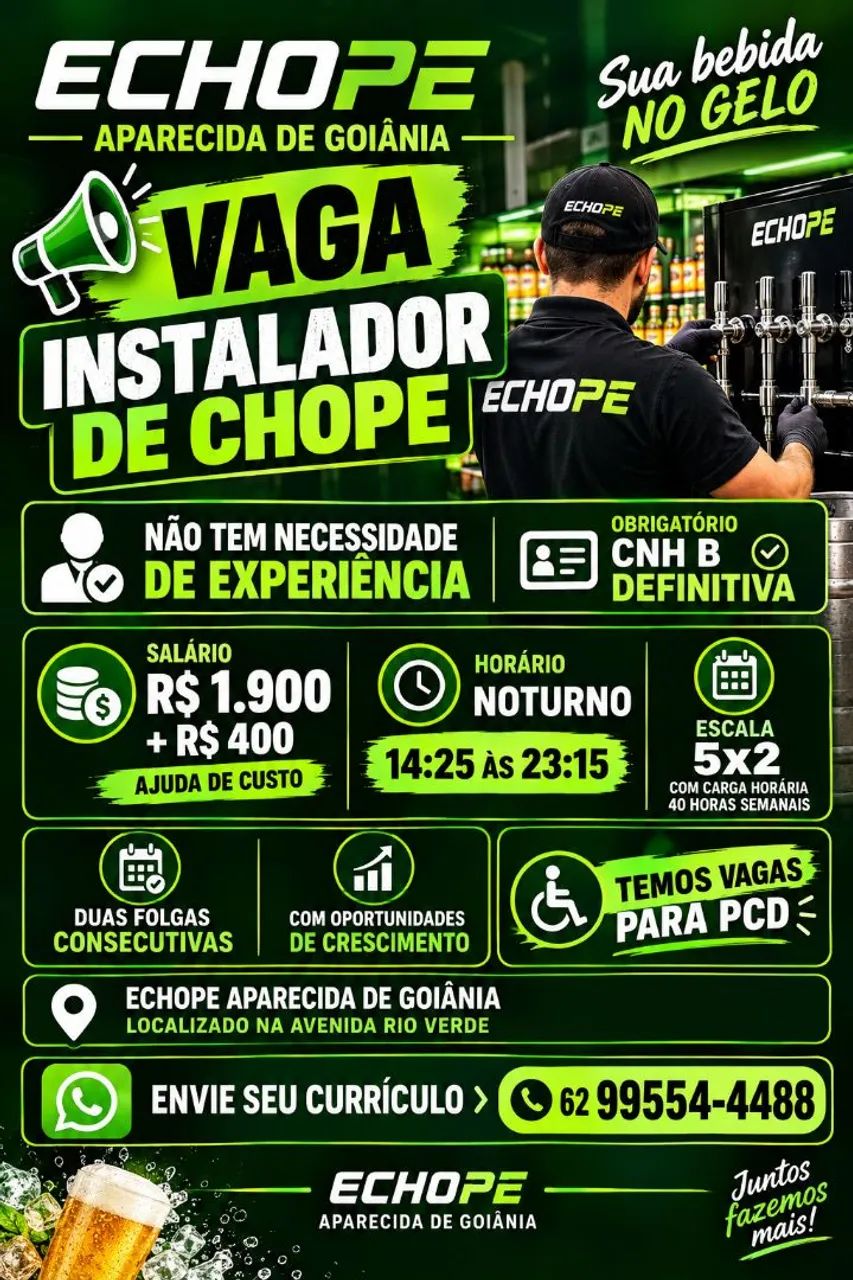 Contratação imediata 
