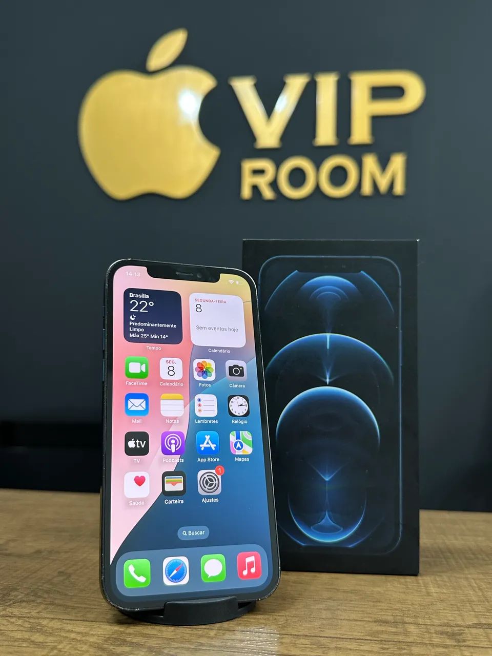 iPhone 12 Pro 128gb azul semi novo em excelente estado!! - Foto 3
