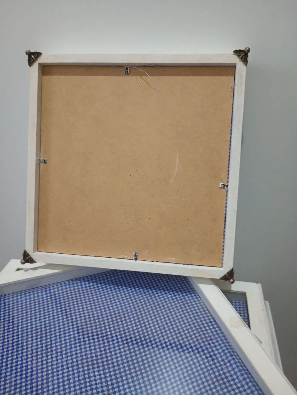 Kit de bandeira pra doces,frios e salgados, em MDF e vidro - Foto 2