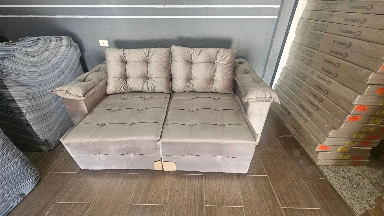 SOFA RETRATIL NOVO - ENTREGAMOS - Foto 5