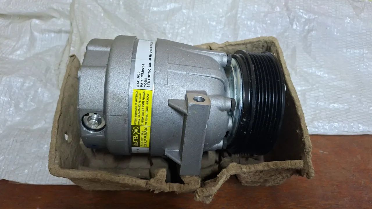 Compressor Delphi Ar Renault Master 2006 2.5 L1H1 - Foto 3