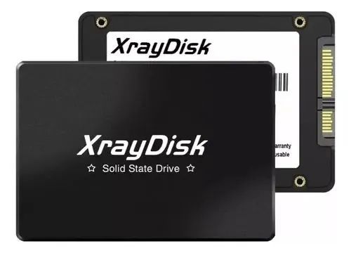 SSD SATA III de 2,5 polegadas da marca XrayDisk com capacidade de 240GB.