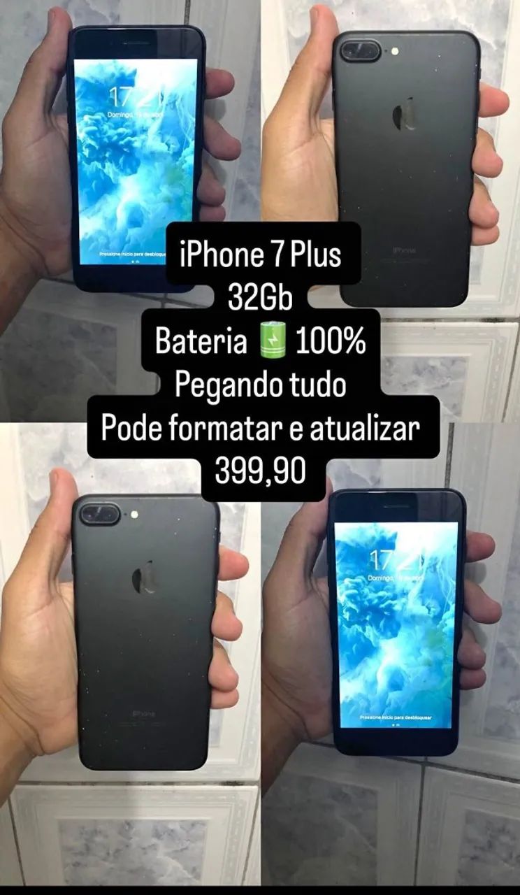 iPhone 7 Plus vendo ou troco - Celulares e Smartphones - Paciência