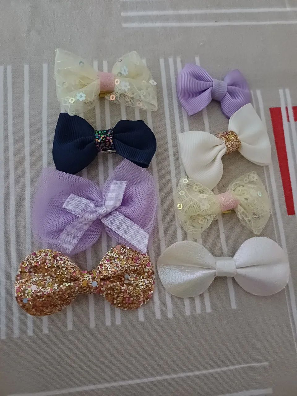 08 Presilhas de cabelo para meninas.