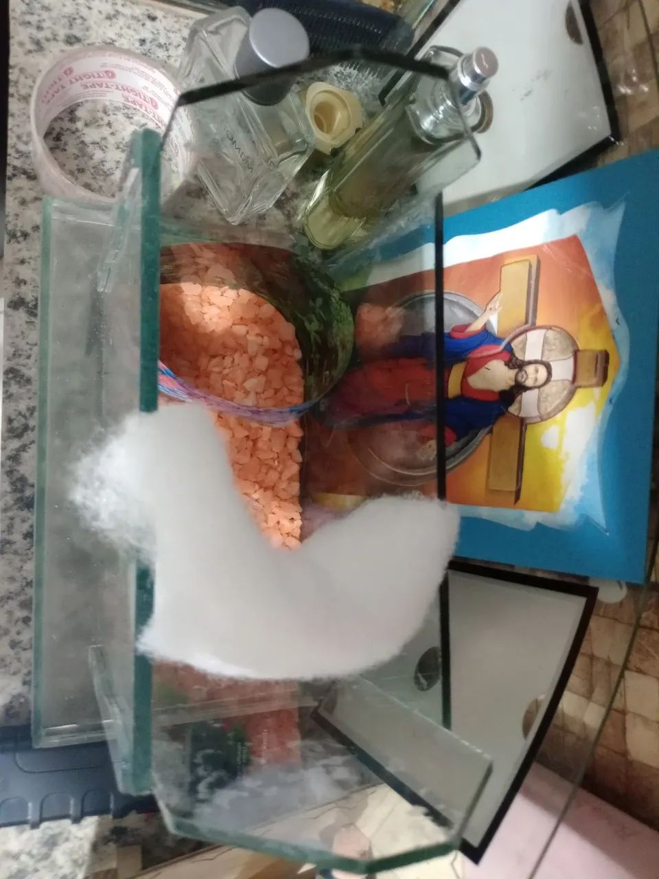 Aquário estilo casinha conservado só 30 reais ZAP * - Foto 4