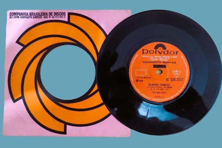 LP Compact Simples Vinil THE BEE GEES - I Started A Joke - 1969 - Polydor - Foto 3