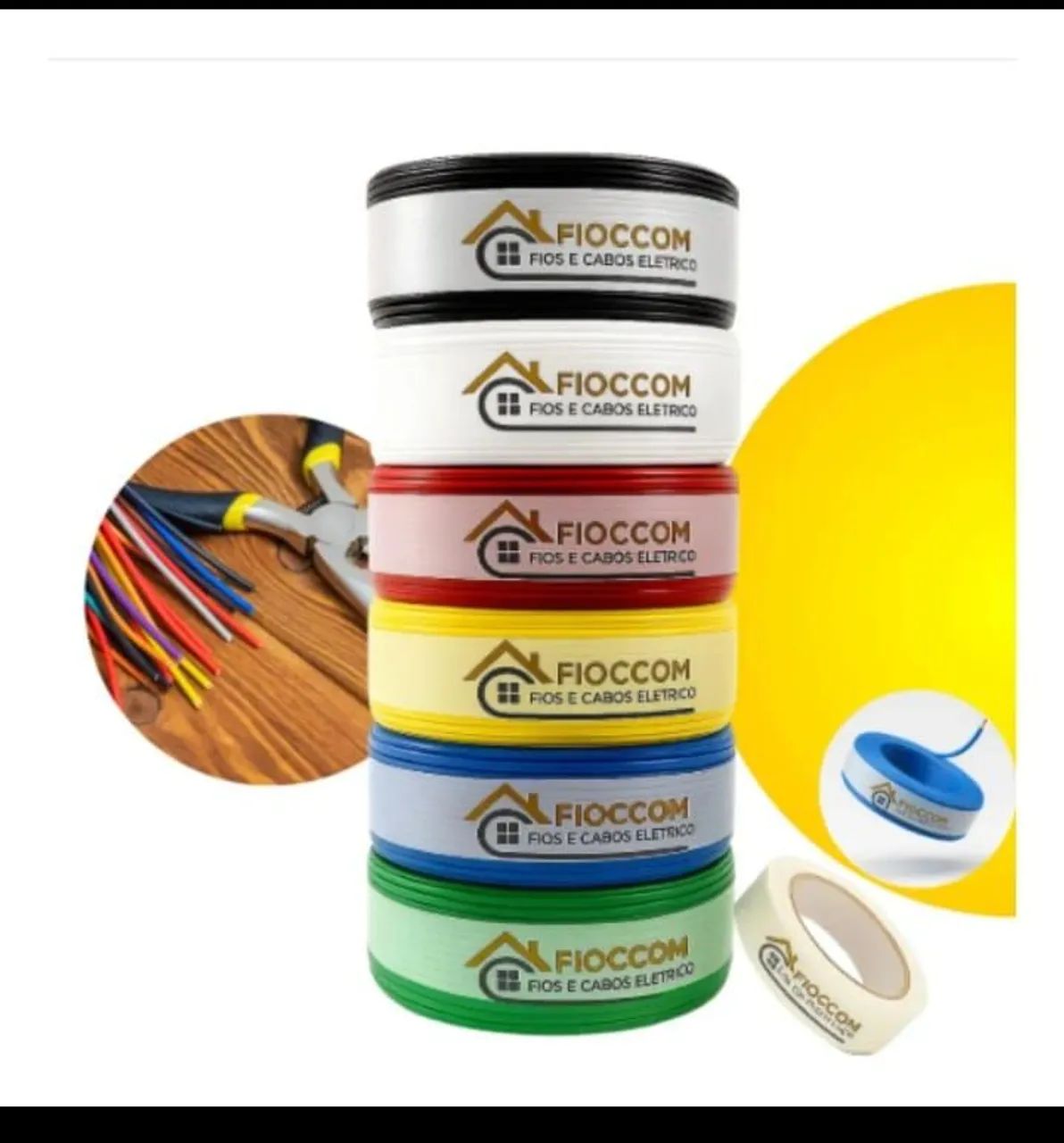 Rolo de fios 2.5mm e 6mm - Foto 6