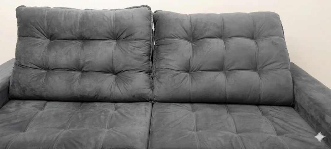 Sofá Retrátil e Reclinável em Suede - Super Confortável (2,50m) - Foto 3